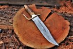 Deer Horn Handmade Hunting Knife – Full Tang 16" Steel Blade