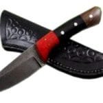 Damascus Hand Made Tang Pocket & Kitchen Knife Unique Pattern