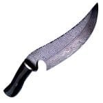  High-Quality Leather Sheath Damascus Skinner Knife New