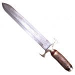New Custom Excellent Finish Damascus Dagger Style Knife Rock Solid