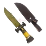 16″ Damascus Collectors Knife Dashing Pink Pocket Fantastic