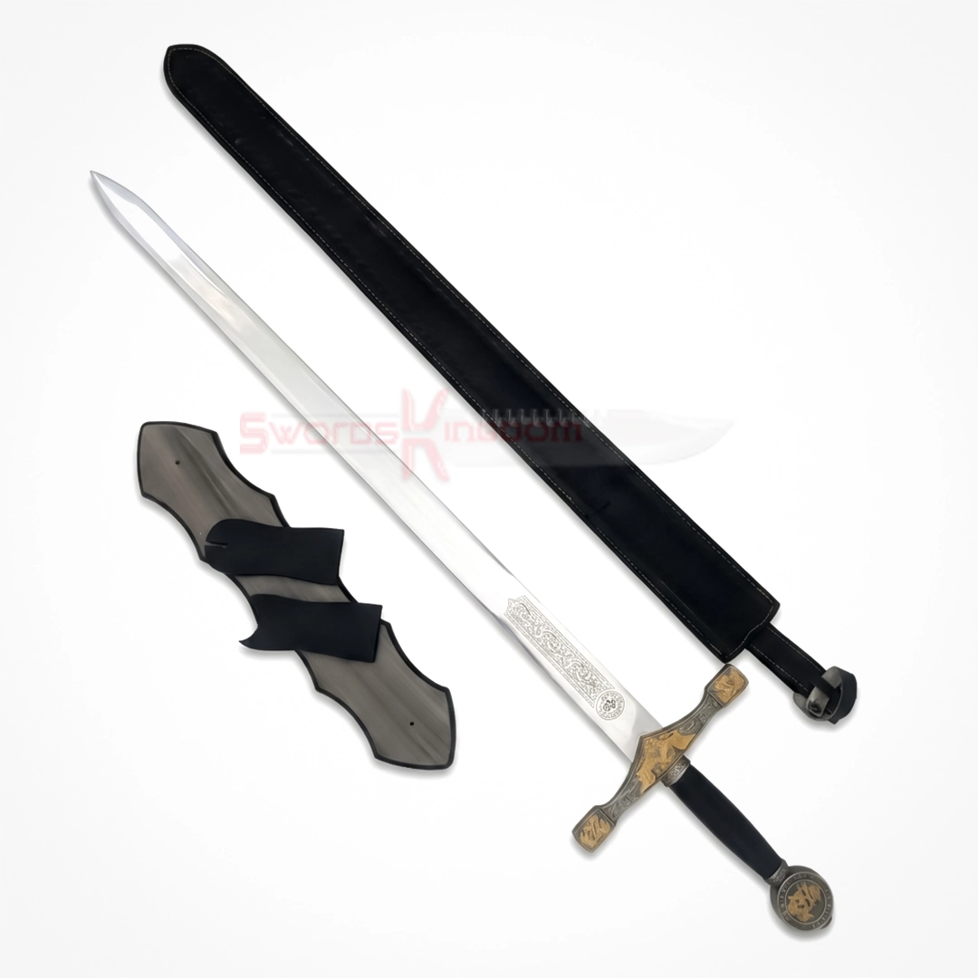 King Arthur Excalibur Sword in the Stone Collectors Edition with Plaque and Scabbard King Arthur Excalibur Sword in the Stone Collectors Edition