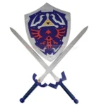 Link Hylian Shield with 2 Master Swords Set