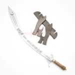 Silver Arabian Belly Dance Dragon Scimitar Sword Wooden Handle