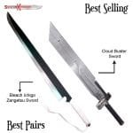 Anime Inspired Ichigo Zangetsu Sword Replica & Cloud Advent Children Buster Fusion Sword