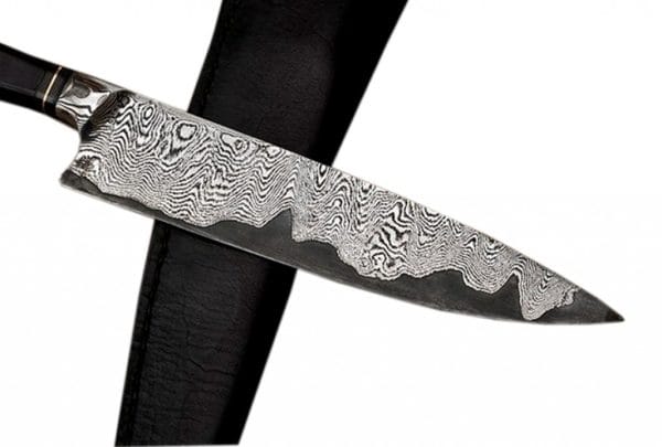 Damascus Hand Made Tang Pocket & Kitchen Knife