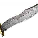 12" Handmade Damascus Steel Knife Rock Solid Fantastic Looking