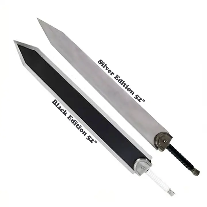 Anime Berserk Guts Dragon Slayer 52" Sword Replica Dual Finishing