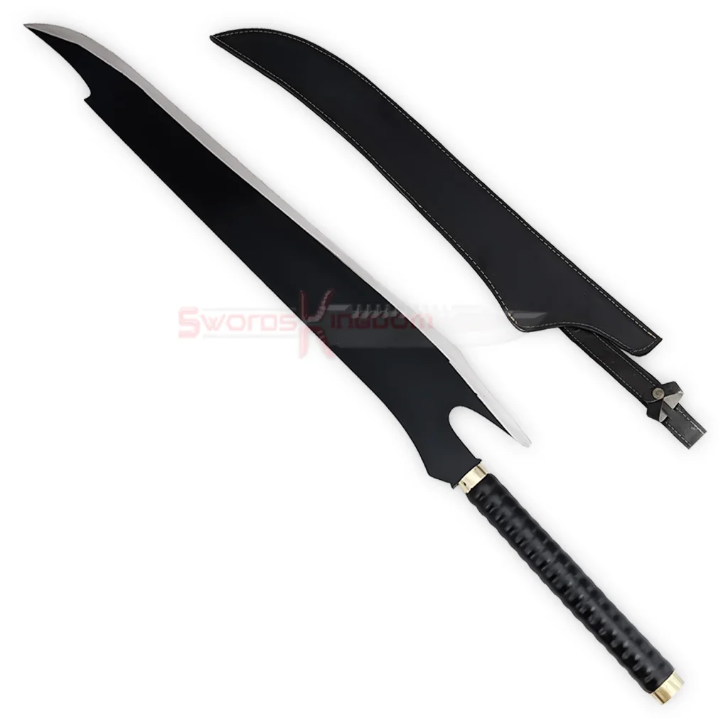 fullbring-fulltang-sword-replica-anime-inspired-with-sheath Fullbring Fulltang Sword Replica with black blade, handle and matching sheath