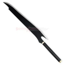 Fullbring Fulltang Sword Replica featuring a black blade and textured black handle