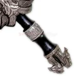 Jason and the Argonauts Greek sword replica with silver blade and ornate handle
