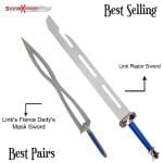 Link Ranger Sword 48 Inches Edition & Link Fierce Deity Sword Replica from Zelda