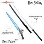Lionheart Winged Gunblade from Final Fantasy & Final Fantasy Masamune Sephiroth's Sword