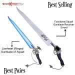Lionheart Winged Gunblade from Final Fantasy & Functional Squall Gunblade from Final Fantasy