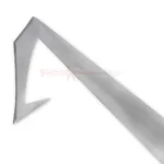 Close-up of the distinctive angular blade tip on the Tidus Brotherhood Sword Replica from Final Fantasy.