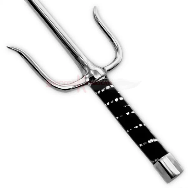 Silver TMNT Raphael sai replica with black handle
