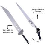 Functional Squall Gunblade from Final Fantasy & Final Fantasy Cloud Strife Buster Sword