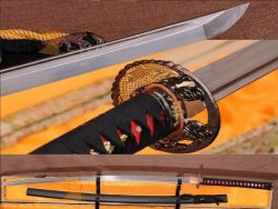 Folded Steel Fulltang Blade Japanese Samurai Sword
