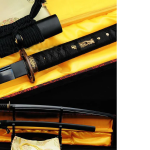Japanese Samurai Black Steel Sharp Blade Katana Sword