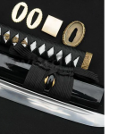 Hand Forged Black Japanese Samurai Wakizashi Sword