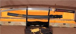 Folded Steel Fulltang Blade Japanese Samurai Sword