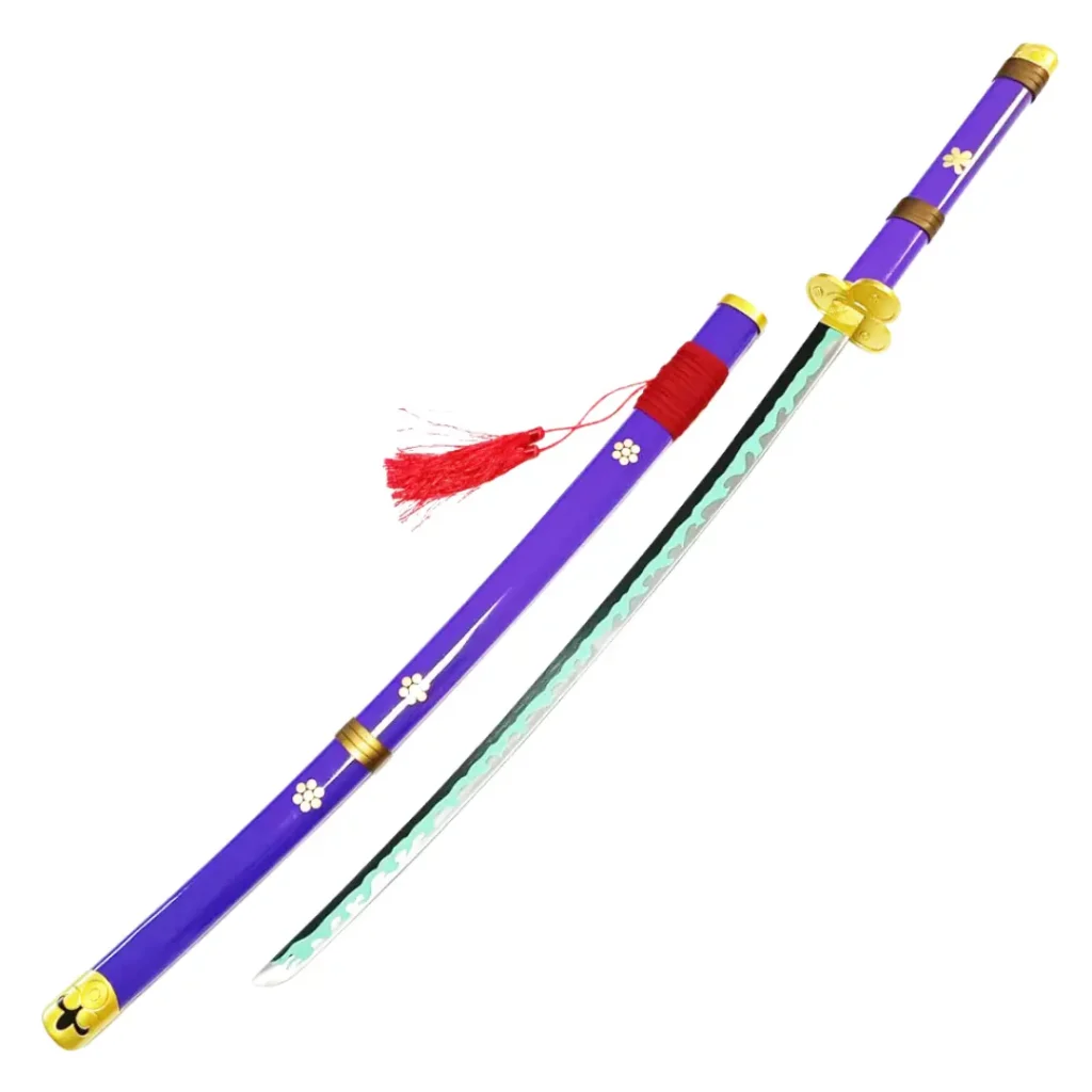 Purple Rorona Zoro Katana Sword