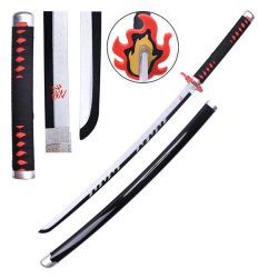 Tanjiro Kamado V2 - Fire Breath - Black Nichirin Blade
