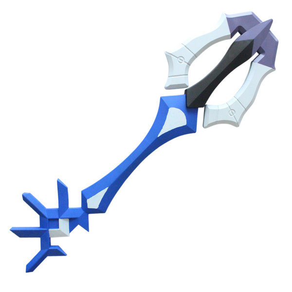 thumbnail image 2 of 2PCS Kingdom Hearts Oblivion Keyblade Cosplay Foam Props – Black & White 2 of 6