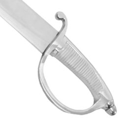 Champagne Silver Knife 18.5 by swordskingdom