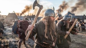 Tactical Use of Viking Battle Axes in Combat