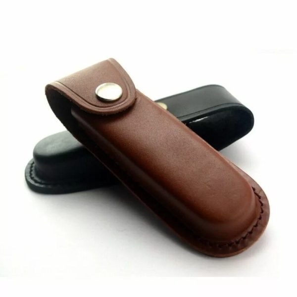 Folding Knife Cowhide Leather Sheath Pocket Hot Sell - Image 2