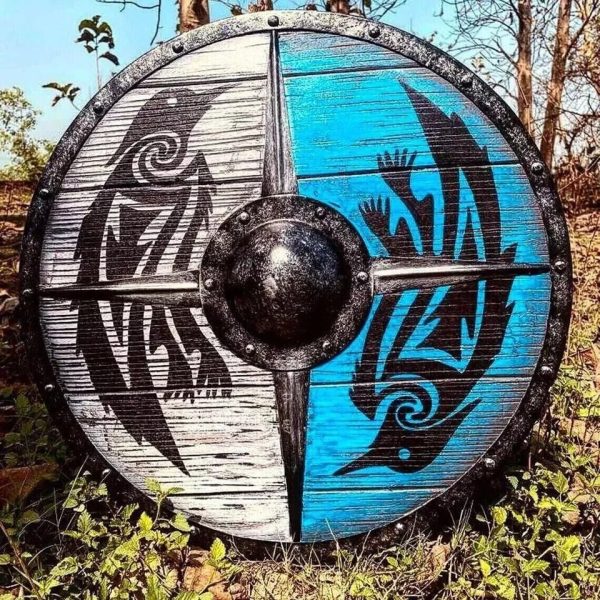 Have one to sell? Sell it yourself Similar Items Sponsored Feedback on our suggestions | See all LAST ONE Medieval Norse Battle Wooden Shield Viking Handmade Authentic Larp Armor Shield New · Business £62.71 Free Postage 12 watchers LAST ONE Medieval Viking Adult Size 24" Round Shield Handmade Natural Wood & Iron Battle New · Business £95.85 Free Postage Seller with 100% positive feedback Medieval Knights helmet Pre-owned · Private £38.00 4 bids 2d 9h + £5.15 Postage 14 watchers Warrior Wood & Steel Viking Round shield Armor Beautiful Shield Medieval Shield New · Business £90.84 Free Postage 10% off with coupon Medieval Viking Shield Ragnar Viking Battle Ready Viking Wooden Shield Best Gift