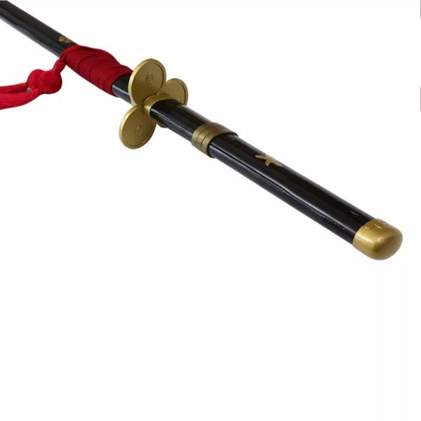 One Piece Roronoa Zoro Cosplay Wooden Swords Black Enma V.2 Prop Replica 104cm