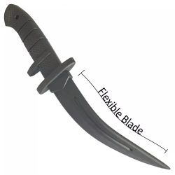 Rubber Training Knife 12" Martial Arts Krav Maga Practice Self Defence Bendy