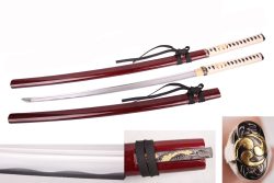 Ryujin 41″ 1045 Hand Forge Shira Saya Sword/ Dagger