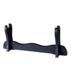 Sword Stand Katana Stand Holder Black Wood Display 1 Layer