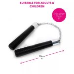TOY KATANA SWORD AND NUNCHUCKS SET NINJA FANCY DRESS COSTUME ACCESSORY SAMAURAI