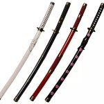 UK Seller One Piece Roronoa Zoro Cosplay Wooden Swords Replica Props 100cm