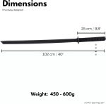 Wooden Bokken & Tsuba Martial Arts Training Sword - Image 2