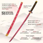 Demon Slayer Katana Kokushibo Kyokoku Wooden Sword