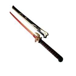 Red/Gold Overwatch Genji Foam Sword Cosplay With Scabbard