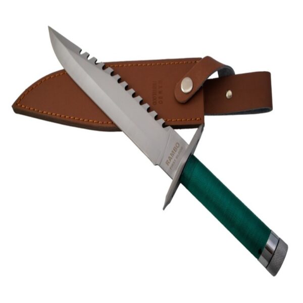 Silver Finished Rambo First Blood Part 1 Knife Replica