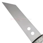 Close-up of the Cloud Strife Buster Sword Replica with oversized silver blade and detailed guard
