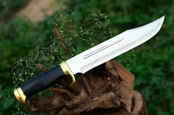 Custom Handmade Steel Hunting Crocodile Dundee High Polish Bowie Knife - Image 2