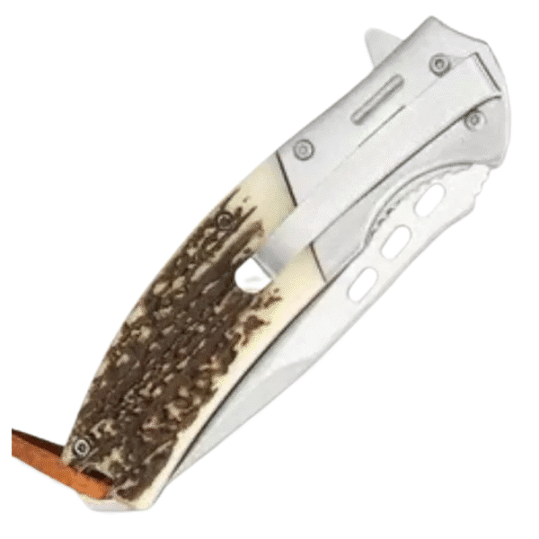 Bone Gentleman Spring Assisted Folding Pocket Knife - Image 3