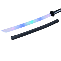 Plastic Ninja Katana 69cm Sword Lights, Sounds & Sheath