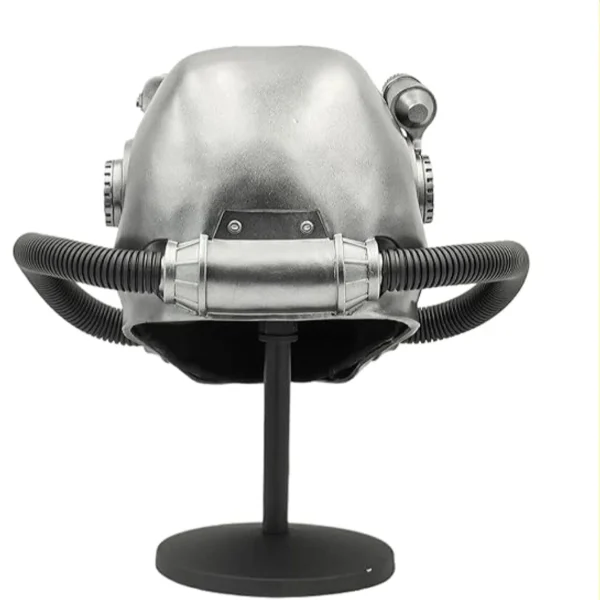Silver Fallout T-60 Power Armor Helmet Replica