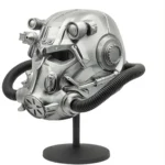Silver Fallout T-60 Power Armor Helmet Replica - Image 2