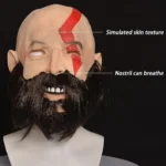 Kratos God of War Battle-Worn Latex Cosplay Mask