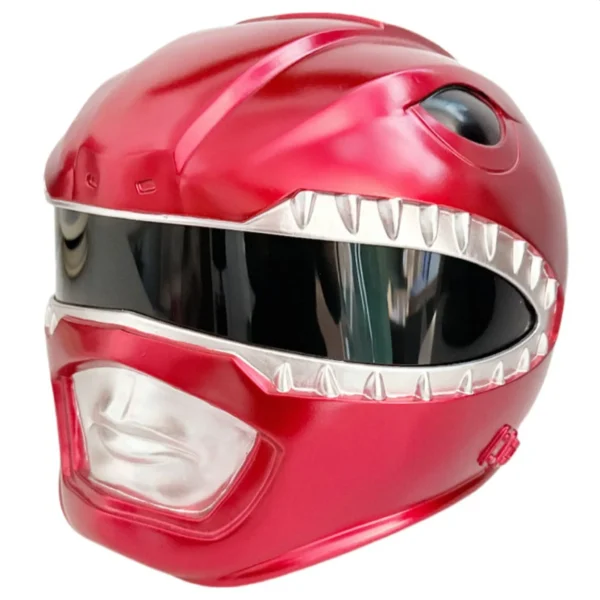 Mighty Morphin Red Ranger Resin Helmet - Image 2